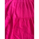 Victoria Dunn Folly Gauzy Pink Tiered Ruffled Sleeve Maxi Dress Size‎ Medium Photo 4