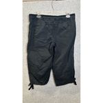 Nike Capri Utility Pants Women Medium Drawstring Zip Pocket 2007 Y2K Black Photo 15