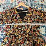 Madewell flower garden floral faux wrap peplum blouse top Photo 8