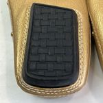 Cole Haan  metallic Leather Loafer Mules Size 7 slide braid detail Photo 10