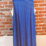 Chico's Chico’s Blue Striped Double Layered Dress Photo 6