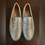 Forever Link  Glittering Silver Loafers Photo 7