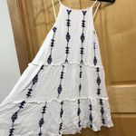 Andrée Andrew Blue sundress white with blue embro… Photo 3