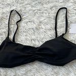 Aritzia Andie Swim Symi bikini top in smooth black size Medium Photo 1