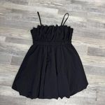 Thirty Thirty NWT black spaghetti strap bubble hem party dress size large A12 Photo 1