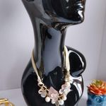 Cute Victorian Style Dangle Necklace Set Purple Photo 2