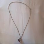 Sanrio Vintage Y2K Hello Kitty Pink Clear Glass/Resin Cabochon Silver-Tone Necklace Photo 7