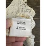 Ramy Brook  Tatiana Sleeveless‎ Sweater In Ivory Sweater Size Large Crochet Photo 6