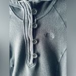 The North Face Black Crescent Sunshine Knit 1/4 Zip Sweatshirt Pullover Hoodie Photo 5