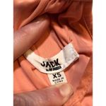 Jack by BB Dakota Orange Coral Pastel Romper Size XS Spring Halter Tie Photo 3
