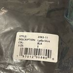 Ser.O.Ya Lydia Button up Cotton Halter Open Back Shirt Black Size Small NEW Photo 9