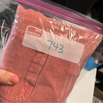 Pilcro and the Letterpress Anthropologie  High-Rise Slim Pink Distressed Straight Photo 7