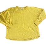 Gap  Size Small Yellow Long-Sleeve Lounge Athletic Shirt. Photo 1
