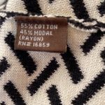 J McLaughlin Soft & Stretchy Modal Cotton Knit Pencil Skirt Black White S Photo 4