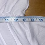 Fraiche By J Womens Surplice 3/4 Sleeve Tie Front‎ Mini Dress White Medium NWT Photo 9