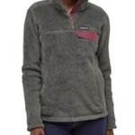 Patagonia Re-Tool Snap-T Pullover Polartec Fleece Gray Magenta Women's XSmall Photo 0