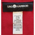 Sag Harbor  Red Top Women's  Size 14 Short Sleeves Casual Career T-shirt Photo 5