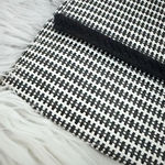 Stella & Dot | City Slim Black White Woven Raffia Coral Clutch Bag Purse | OS Photo 2