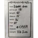 Eshakti Dress Woman's Large Black Jersey Knit V Neck Minimalist Demure Pockets Photo 12