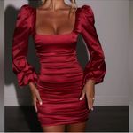 Oh Polly Red And Burgundy Dress Photo 1