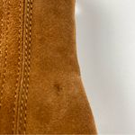 Deltan Womens Pippa Ankle Brown Suede Boots Size 6M Block Heel Photo 5