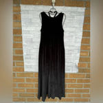 Cykxtees Sleeveless Maxi Dress Velvet Red Brocade VINTAGE 90's Y2K XL Black Photo 10