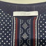 Derek Lam 10 Crosby Silk Slip Dress With Ruffle Skirt Southwest Abstract Print Blue Photo 4