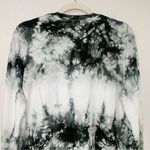 Earth Tie Dye Oversized Crewneck Long Sleeves Pullover Sweatshirt Green Size M Photo 6