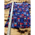 LuLaRoe ‎ Women Size Small Plaid Shirt  Dog Print Holiday Preppy Winter Christmas Photo 2