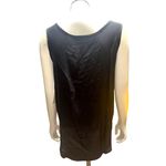 Bob Mackie Size 4 Black Silk Tank Top Vintage Luxury Sleeveless City Chic Luxury Photo 3