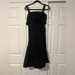 Proenza Schouler $1098 Midi Tank Buckle Black Gold Dress Photo 3