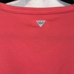 Columbia Women Pink Long Sleeve v neck pullover PFG fishing tidal tee active top Photo 3