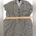 Lane Bryant Belted short sleeve collared safari romper Photo 5