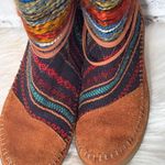 Toms Colorful Knit Lace-Up Boots with leather lining size 6.5 Photo 3