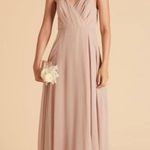 Birdy Grey  Kaia Dress Chiffon Taupe 1X Plus Size Photo 0