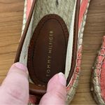 Tommy Hilfiger Size 8.5 M Salmon Espadrilles Shoes Fabric Women Stripes Photo 7
