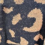 Dress Up Nora Luxe Knit Leopard Ruffle Open Cardigan SZ M Photo 5