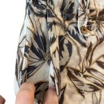 J.Crew Women's Floral Linen Dress Pants Size 8 Tall Multicolor Casual White Photo 3