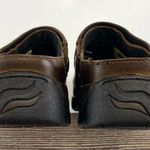 Dublin Riding Clogs Brown Leather Sz 7 Strap Equestrian Mules Slip On Comfort Photo 6