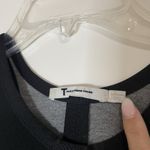 Alexander Wang T  black scuba neoprene pleated mini dress size medium Photo 2