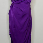 Do+Be NWT Purple One Shoulder Satin Dress Sz Small & Medium Available Photo 0