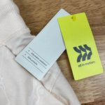 All In Motion  Women's Ivory French Terry Mid-Rise Shorts - Size XS - NWT Photo 3