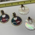 Lot Of 2 Costume Earrings Pierced Vintage Photo 3