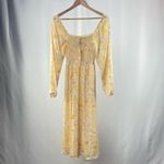 NWT RESA‎ Emma Floral Midi Dress in Orange Size Medium Photo 2