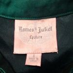 Romeo + Juliet Couture Green Floral Satin Dress Small Photo 6