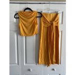 Camila Coelho  Revolve Tangerine Pixie Set Medium Crop Sleeveless Midi Skirt Photo 3