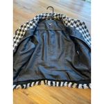Victoria Pappas Houndstooth Wool Blend Vintage‎ Blazer Jacket black & white sz 8 Photo 8