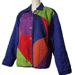 Keren Hart Button up Jacket Size Medium Blue Photo 1