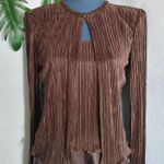 Cachet Cocoa Brown 2 Piece Gown Dress Size 8 Photo 4