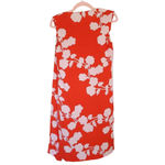 Diane Von Furstenberg  Naira Short Dress Halo Buds Red Floral Silk Size 6 Photo 2